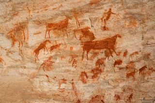 Peintures bushmen de Machete - Evangelina - 0
